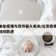 北京本轮疫情与京外输入有关/北京疫情境外输入活动轨迹